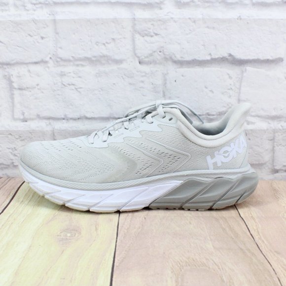 Hoka One One Shoes - Hoka One One Arahi 5 Wide Gray Mesh Lace-up Running Sneaker Shoes 9.5 D